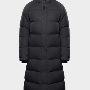 Aritzia Long Black Puffer Jacket